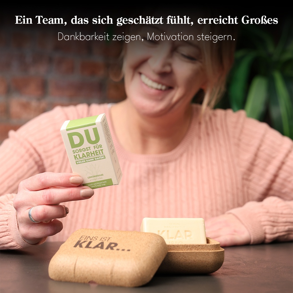 "Du sorgst für Klarheit" - Osterseife