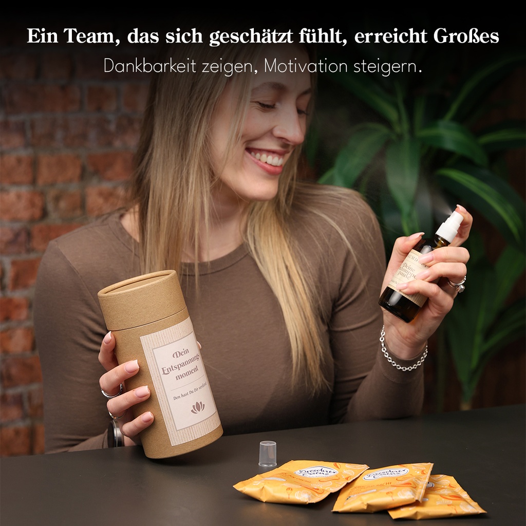 Präsenthülse "Dein Entspannungsmoment"