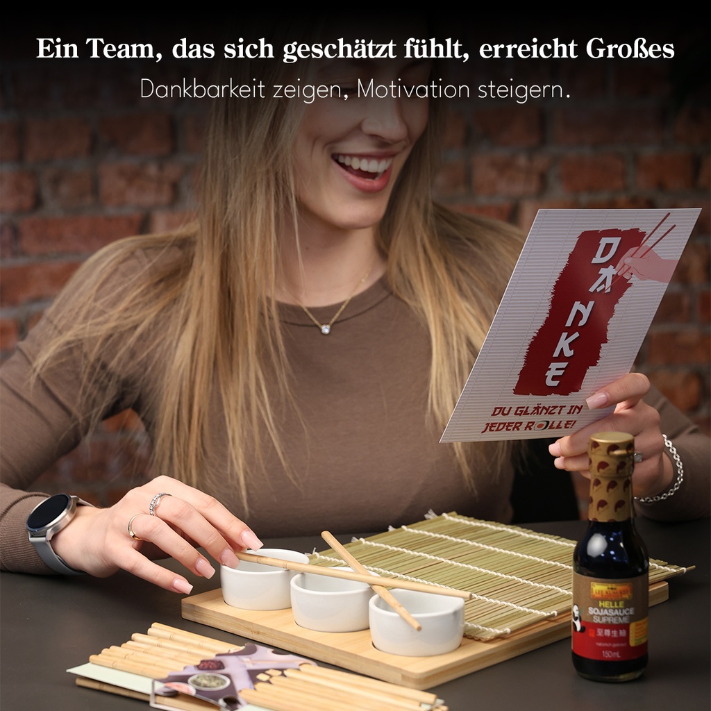 Sushiset "Du glänzt in jeder Rolle!"