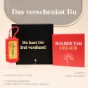 Zeitgeschenk "Halber Tag Urlaub" 