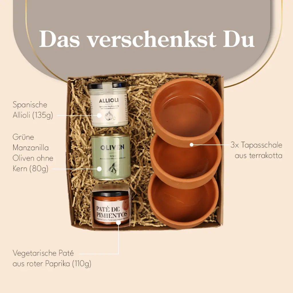 Tapas-Geschenkset "Zusammenarbeit ist unser Erfolgsrezept"