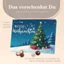 Tisch-Adventskalender mit Brandt Knusperkugeln 