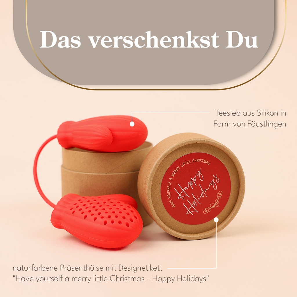 Teesieb "Handschuhe"