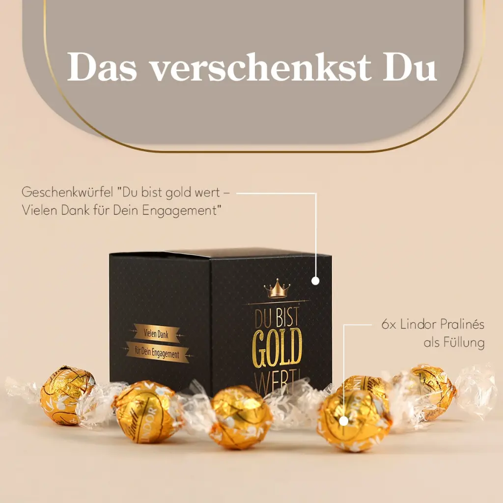 Du bist Gold wert XL