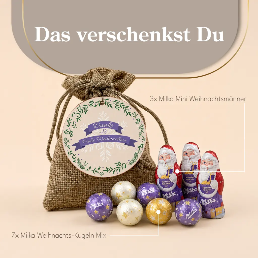 Weihnachtssäckchen - Lindt-Rocher-Mix