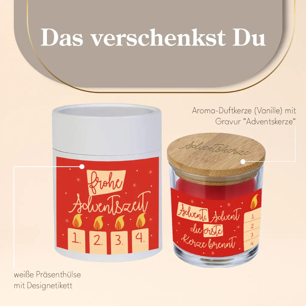 Adventskerze "Countdown"
