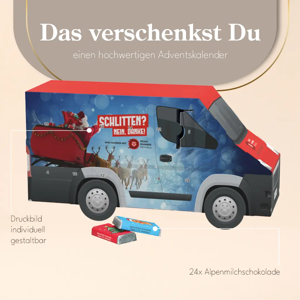 Adventskalender Transporter- Alpenmilch