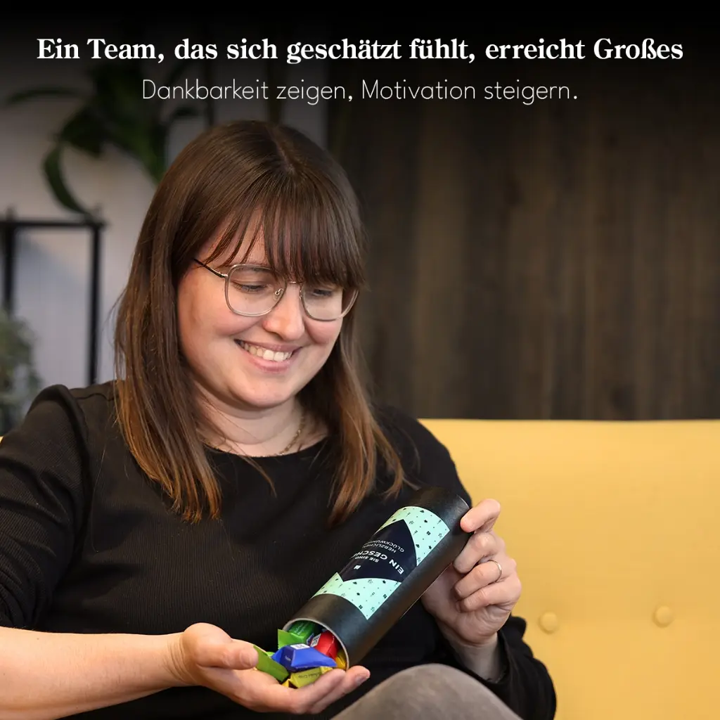 Geschenkhülse "Sie sind ein Geschenk" - Ritter Sport