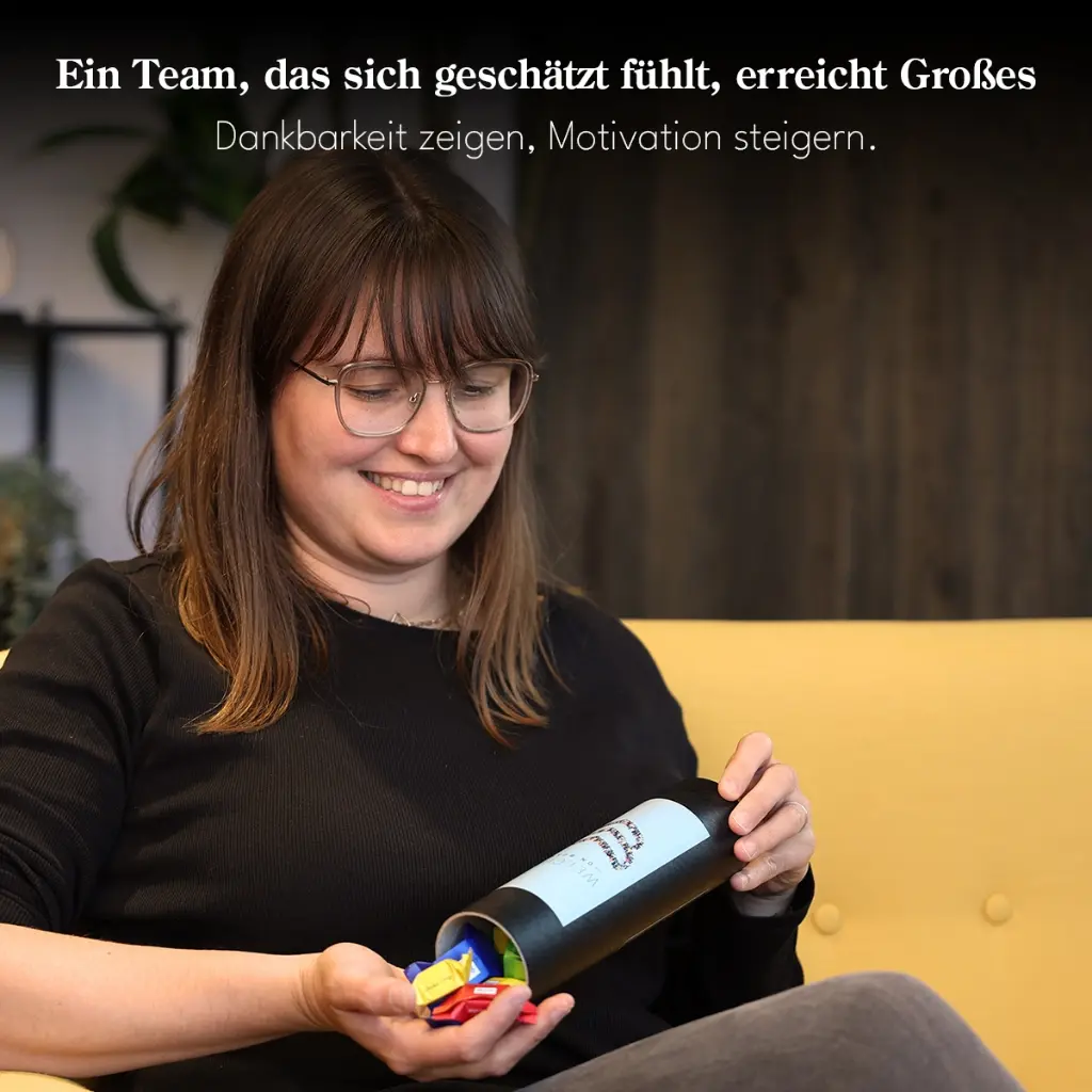 Geschenkhülse "WELCOME" - Ritter Sport