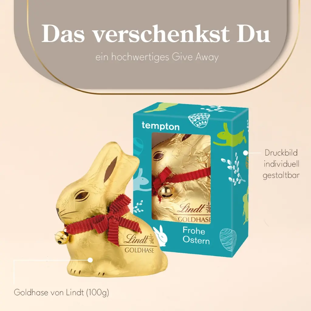 Lindt Goldhase mit Glöckchen, 100 g