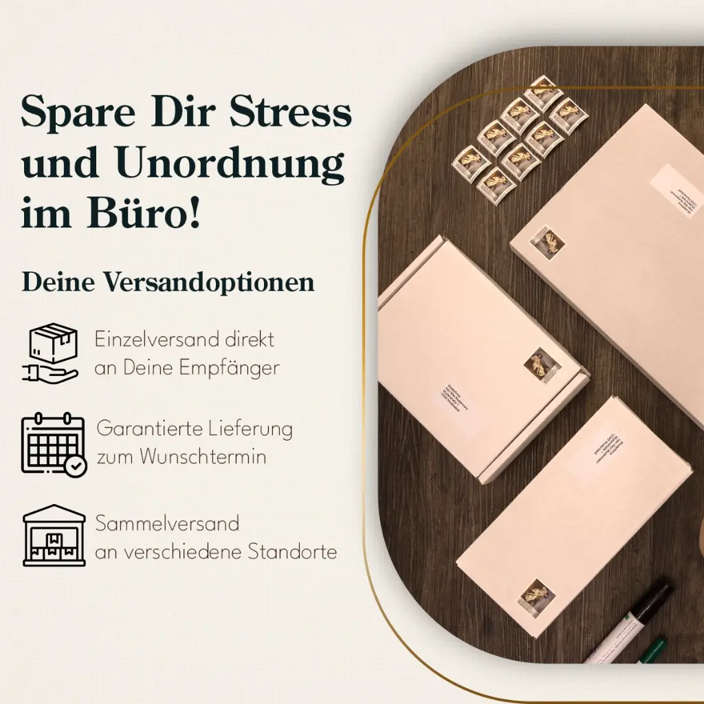 Werbebriefchen mit Lindt-Herzen