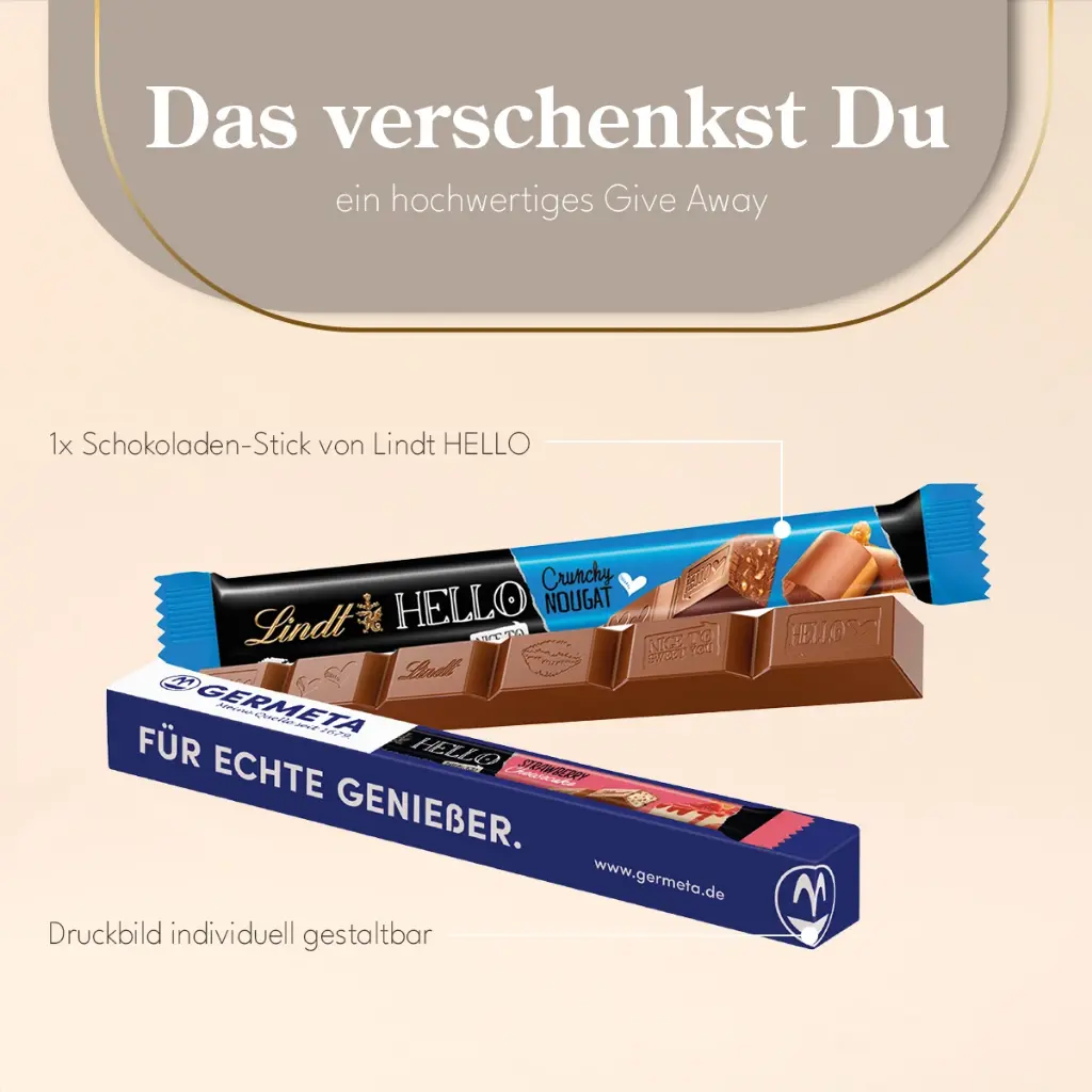 Schokoladen Stick Lindt HELLO