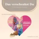 Schokokarte Business Herz