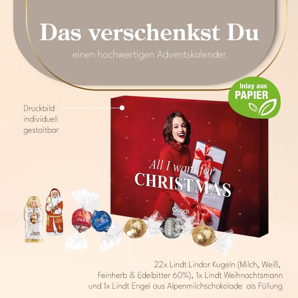 Adventskalender Lindt Lindor - Papierfaser