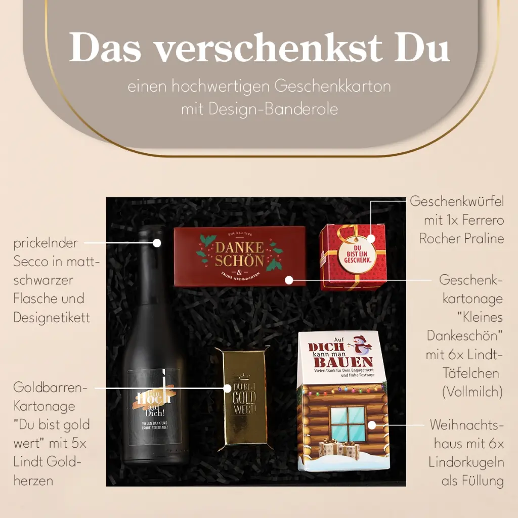 Bei Dir stimmt das Gesamtpaket – Geschenkset