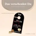 Schokokarte Business Türanhänger