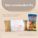 Pillowbox "Großes Glück kann so klein sein" - Haribo Tropifrutti