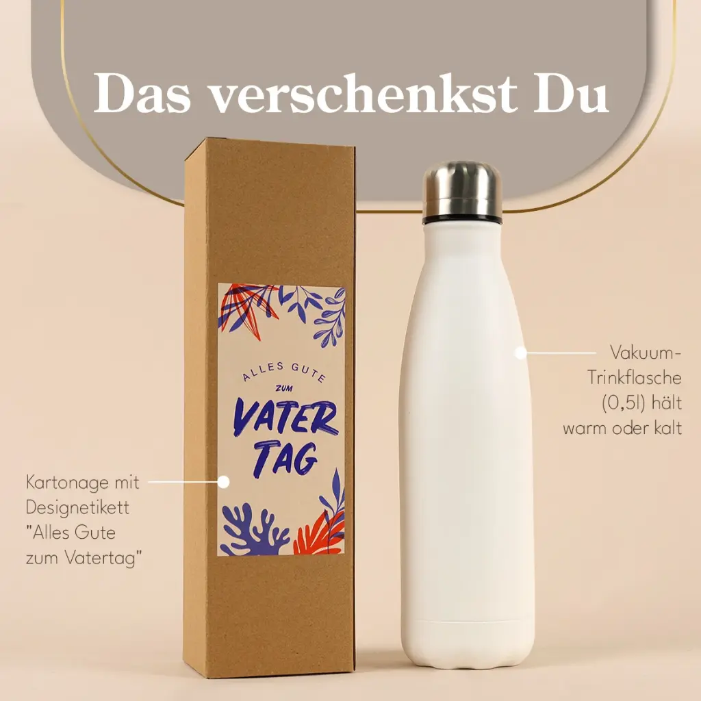 Vakuum-Trinkflasche - Vatertag