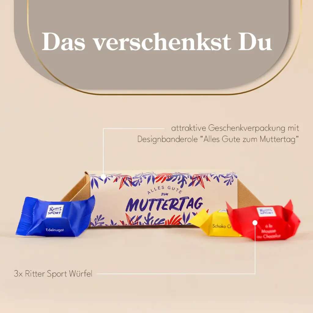Geschenkverpackung "Muttertag" - Ritter Sport