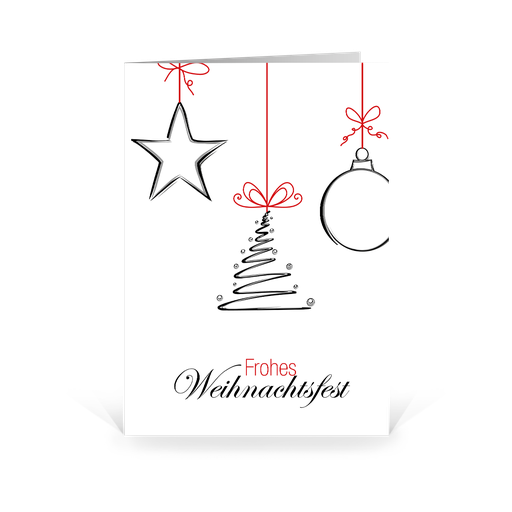 [WP5038] Karte: Hochaufgehängt 02 (Wir gestalten gratis für Dich)