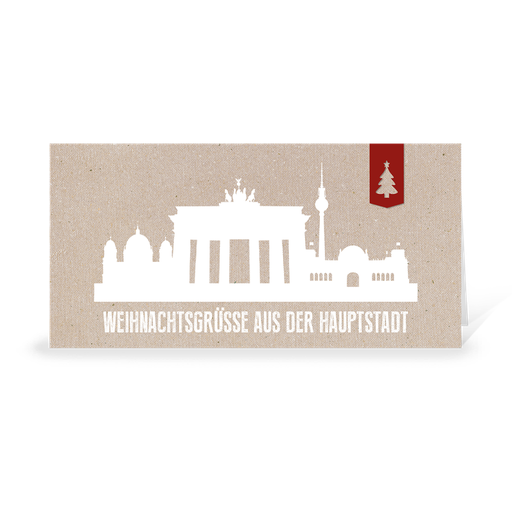[WP10738] Karte: Skyline modern - Berlin (Wir gestalten gratis für Dich)