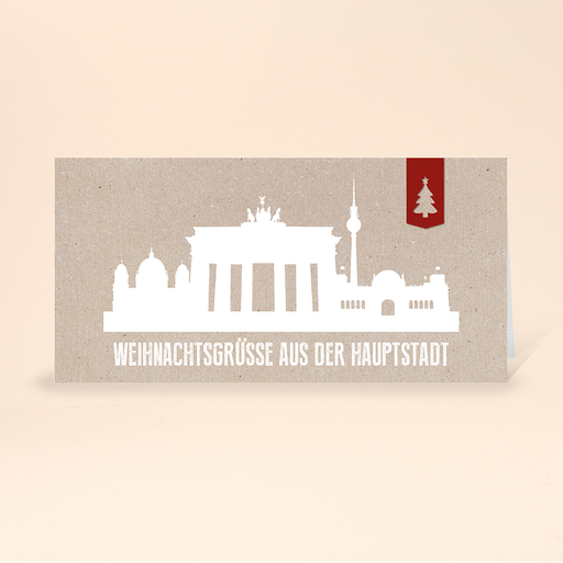 [WP10738] Karte: Skyline modern - Berlin (Wir gestalten gratis für Dich)