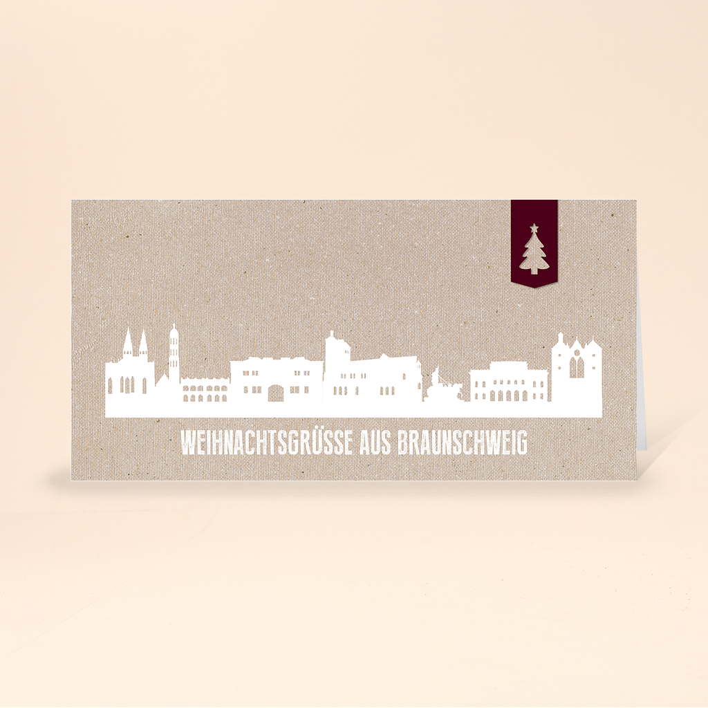 Karte: Skyline modern - Braunschweig