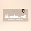 Karte: Skyline modern - Braunschweig
