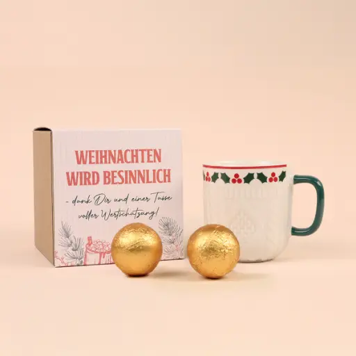 [WP13606] Weihnachtstasse voller Freude