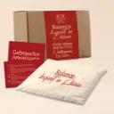 Kirschkernkissen "Balance beginnt im Kleinen"