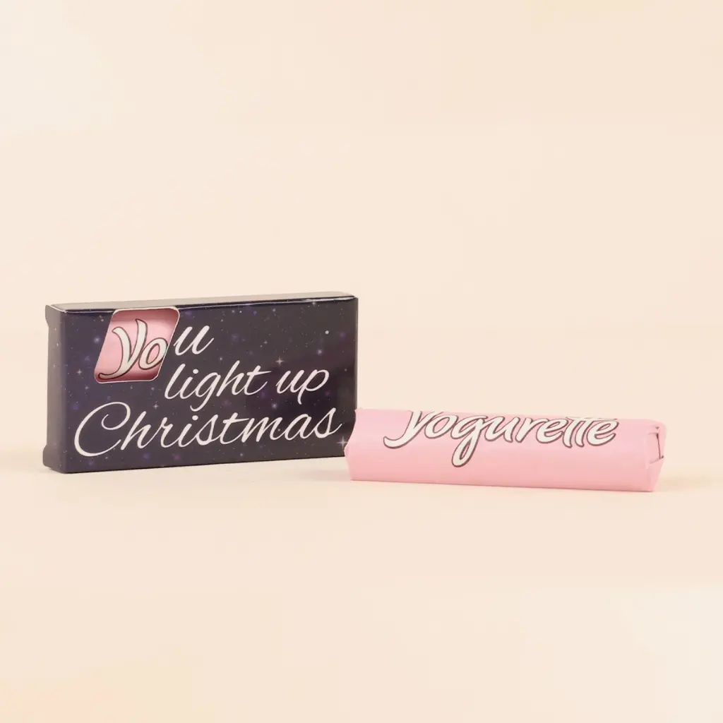 "YOu light up christmas"- Yogurette