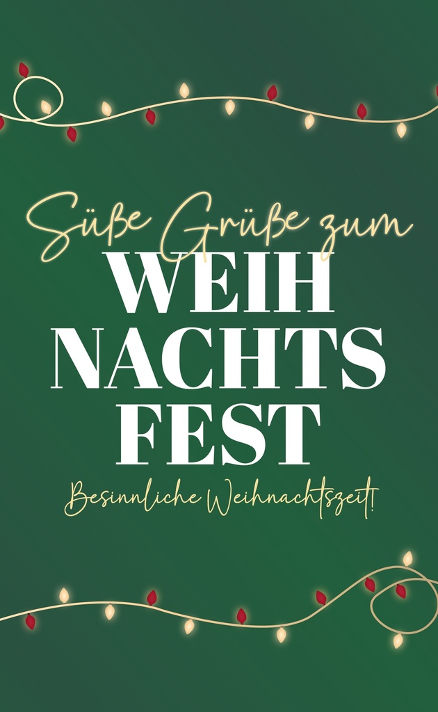 Motiv "Süßes Weihnachtsfest"