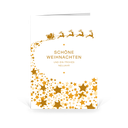 Karte: Sternenstaub weiß