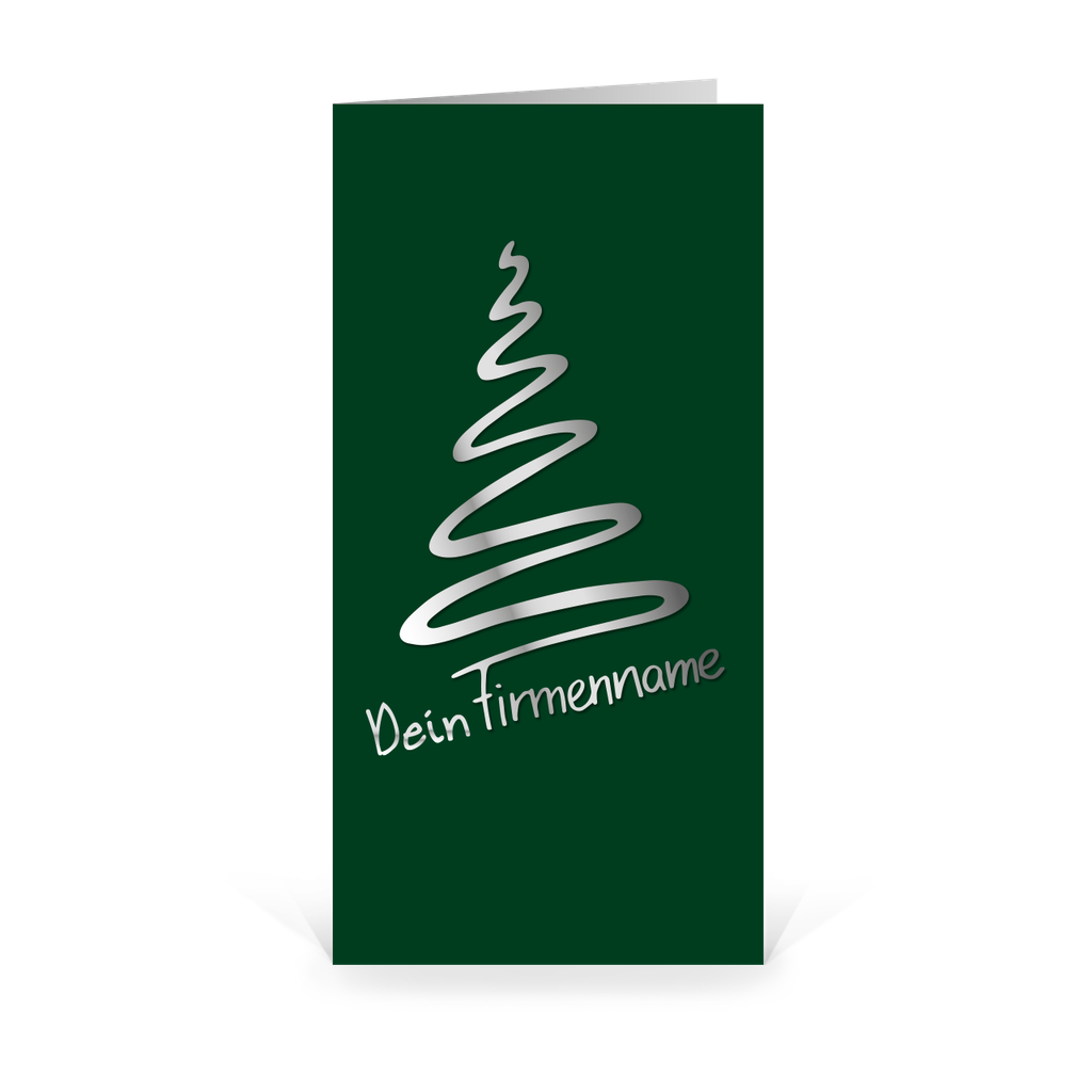 Karte: Handsigniert - Weihnachtsbaum