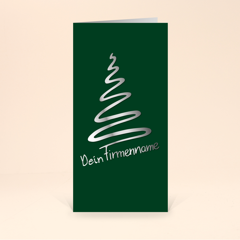Karte: Handsigniert - Weihnachtsbaum