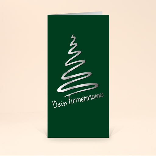 [WP754] Karte: Handsigniert - Weihnachtsbaum (Wir gestalten gratis für Dich)