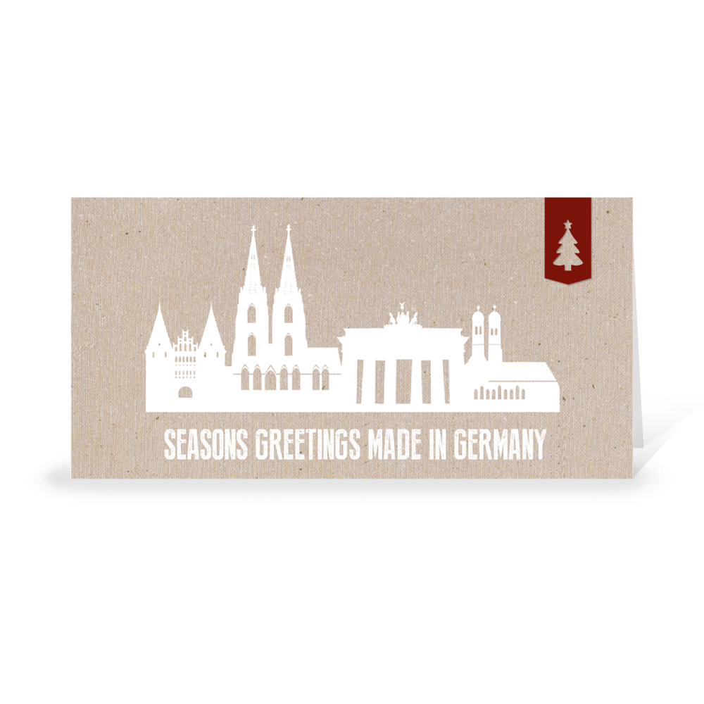 Karte: Skyline modern - Deutschland