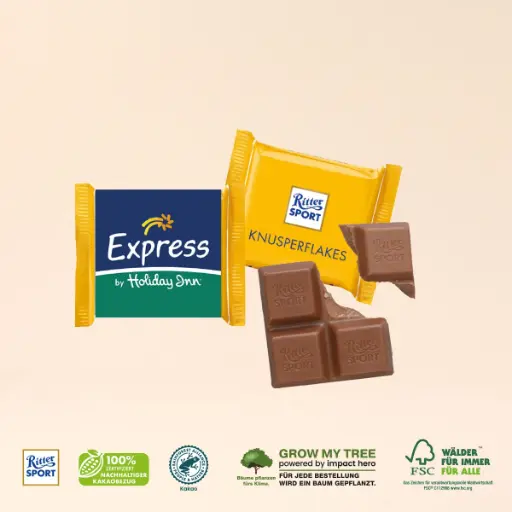 [91291] Ritter SPORT "Mini" mit Werbebanderole