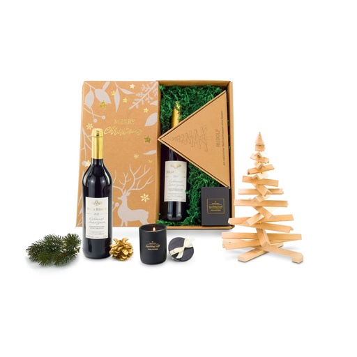 [2K2176] Geschenkset "Wein-Nachts-Baum"