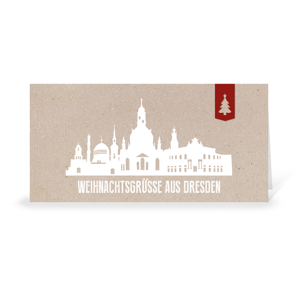 Karte: Skyline modern - Dresden