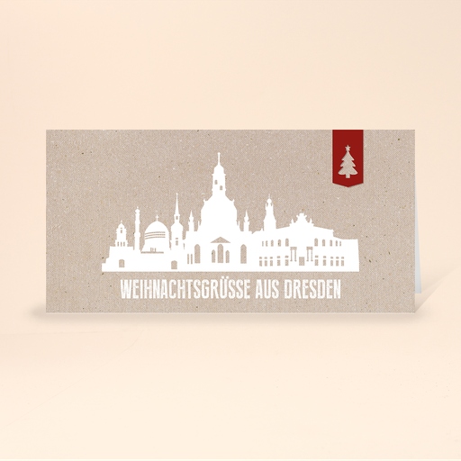 [WP10744] Karte: Skyline modern - Dresden (Wir gestalten gratis für Dich)
