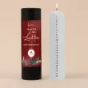 Individuelle Adventskalenderkerze