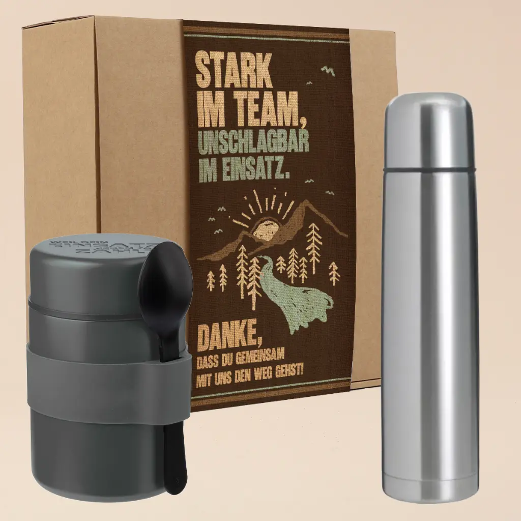 Geschenkset "Stark im Team, unschlagbar im Einsatz"