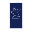 Karte: Handsigniert - Weihnachtsstern