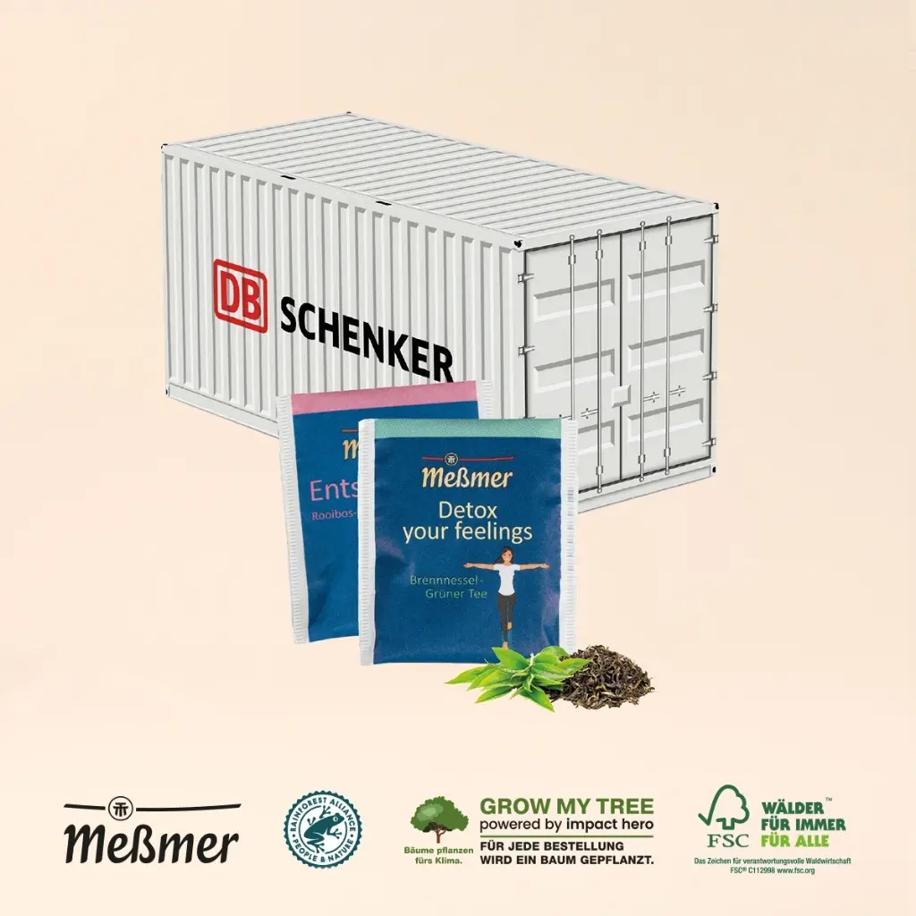 3D Präsent "Container" mit Meßmer 