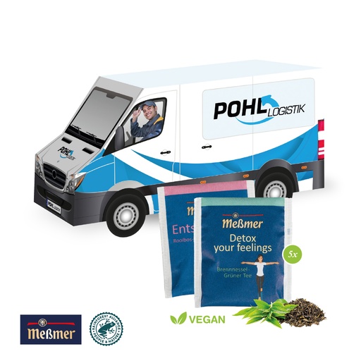 [91709] 3D Präsent "Transporter" mit Meßmer 