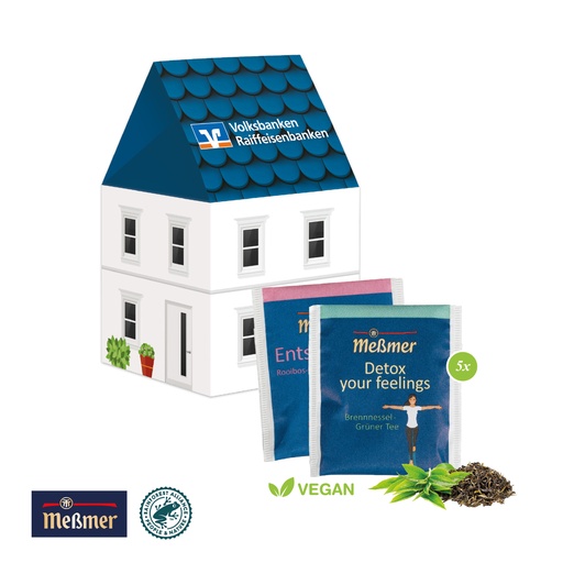 [91720] 3D Präsent "Haus" mit Meßmer 