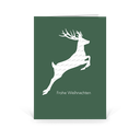 Karte: Schnittmuster - Hirsch