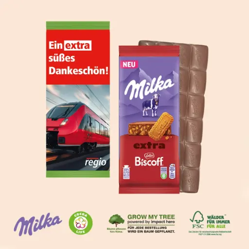 [91662] Milka Schokoladentafel Extra, 190 g
