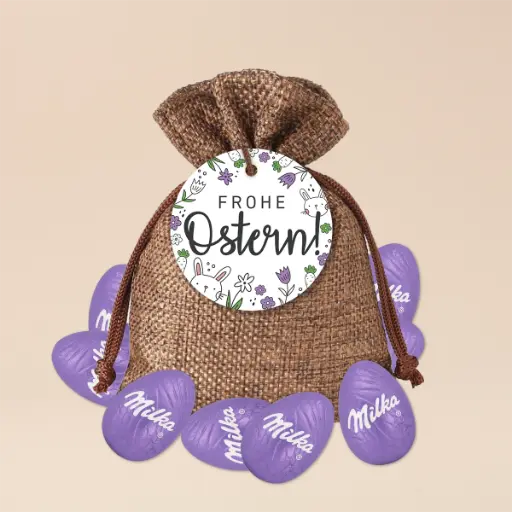 [WP13661] Ostersäckchen "Frohe Ostern" - Milka